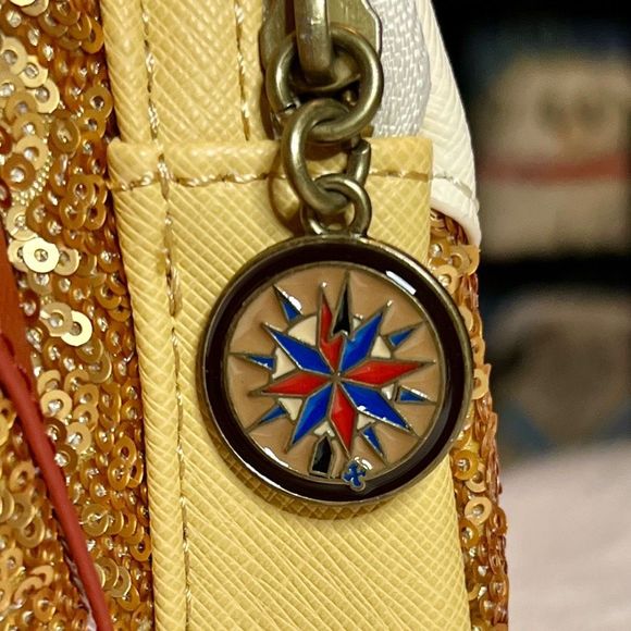 Pocahontas Sequin Mini Backpack Disney Princess Loungefly NWT - Picture 5 of 7